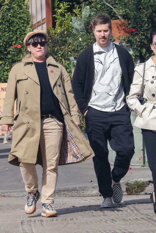 DITA VON TEESE and Adam Rajcevich Out for Lunch with Friends at All Time Diner in Los Feliz 02/19/2025