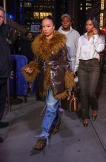 DRAYA MICHELE Arrives at Knicks Game 02/03/2025