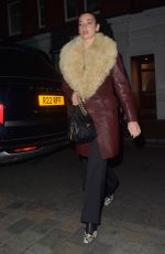DUA LIPA and Callum Turner Arrives at Chiltern Firehouse in London 02/12/2025