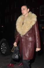 DUA LIPA and Callum Turner Arrives at Chiltern Firehouse in London 02/12/2025