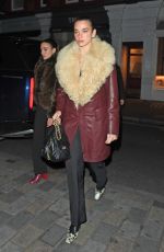 DUA LIPA and Callum Turner Arrives at Chiltern Firehouse in London 02/12/2025