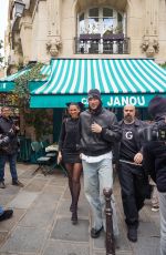 DUA LIPA and Callum Turner Enjoy a Romantic Lunch in Paris 02/01/2025
