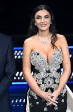 ELETTRA LAMBORGHINI on Stage at 75th Italian Song Festival in Sanremo 02/13/2025