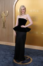 ELLE FANNING at 31st Screen Actors Guild Awards in Los Angeles 02/23/2025