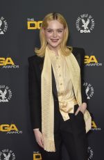 ELLE FANNING at 77th Annual DGA Awards in Los Angeles 02/08/2025