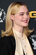 ELLE FANNING at 77th Annual DGA Awards in Los Angeles 02/08/2025