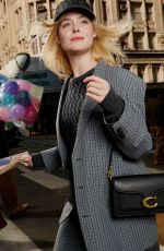 ELLE FANNING for Coach On Your Own Time Campaign, February 2025