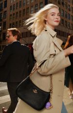 ELLE FANNING for Coach On Your Own Time Campaign, February 2025
