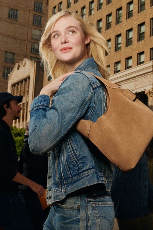ELLE FANNING for Coach On Your Own Time Campaign, February 2025