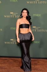 EMERAUDE TOUBIA at The White Lotus Season 3 Premiere in Los Angeles 02/10/2025