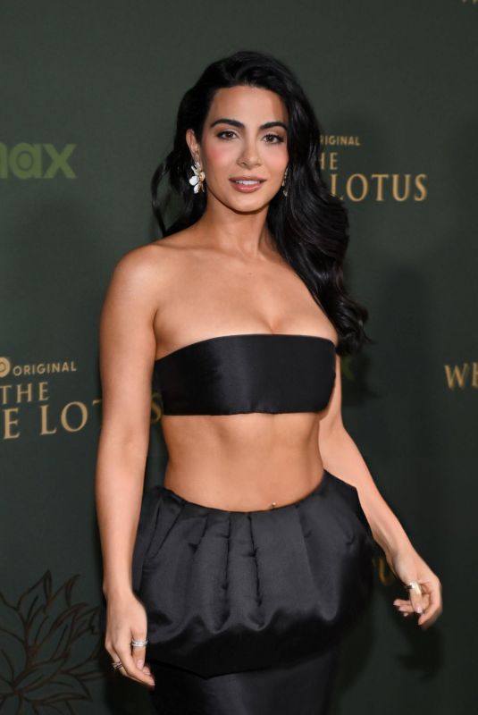 EMERAUDE TOUBIA at The White Lotus Season 3 Premiere in Los Angeles 02/10/2025