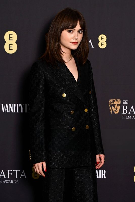 EMILIA JONES at Vanity Fair EE BAFTA 2025 Rising Star Party in London 02/05/2025