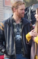 EMILY BLUNT Filming an Untitled Steven Spielberg Movie in Montville 02/25/2025