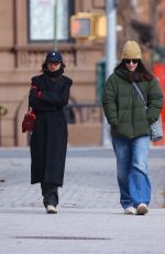 EMILY RATAJKOWSKI Out with a Friend in New York City 02/20/2025