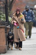 EMILY RATAJKOWSKI Walks Her Dog Out in New York City 02/13/2025