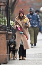 EMILY RATAJKOWSKI Walks Her Dog Out in New York City 02/13/2025