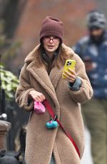 EMILY RATAJKOWSKI Walks Her Dog Out in New York City 02/13/2025