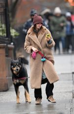 EMILY RATAJKOWSKI Walks Her Dog Out in New York City 02/13/2025
