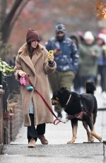 EMILY RATAJKOWSKI Walks Her Dog Out in New York City 02/13/2025