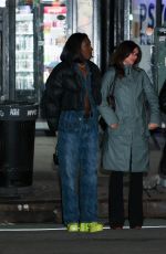 EMILY RATAJKOWSKI, ZIWE and AYO EDEBIRI Arrives at Danielle Haim