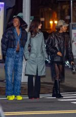 EMILY RATAJKOWSKI, ZIWE and AYO EDEBIRI Arrives at Danielle Haim