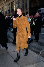 EMMA MYERS Arrives at Calvin Klein Fashion Show in New York City 02/07/2025