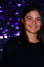 EMMA RADUCANU at Official Players Party at Dubai Duty Free Tennis Championships in Dubai 02/17/2025