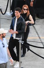 EMMA ROBERTS Arrives at 2025 Fanatics Super Bowl Party in New Orleans 02/08/2025