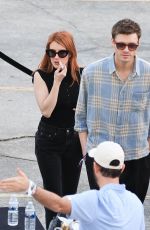 EMMA ROBERTS Arrives at 2025 Fanatics Super Bowl Party in New Orleans 02/08/2025