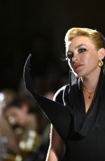 FLORENCE PUGH at Harris Reed Fashion Show in London 02/20/2025