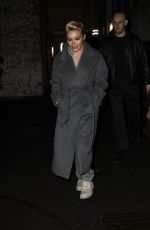 FLORENCE PUGH Leaves Harries Reed Catwalk Show 02/20/2025
