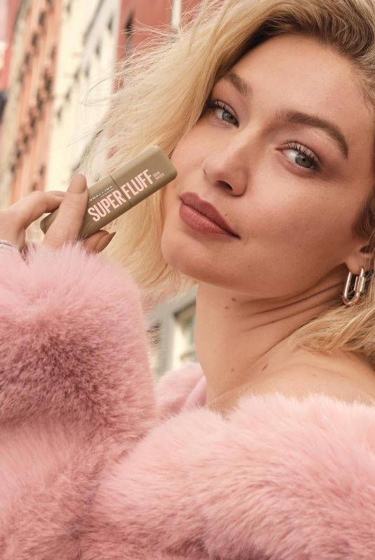 GIGI HADID for Maybelline Superfluff Brow Mousse Campaign 2025