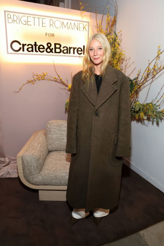 GWYNETH PALTROW at Brigette Romanek for Crate & Barrel Launch Dinner 02/20/2025