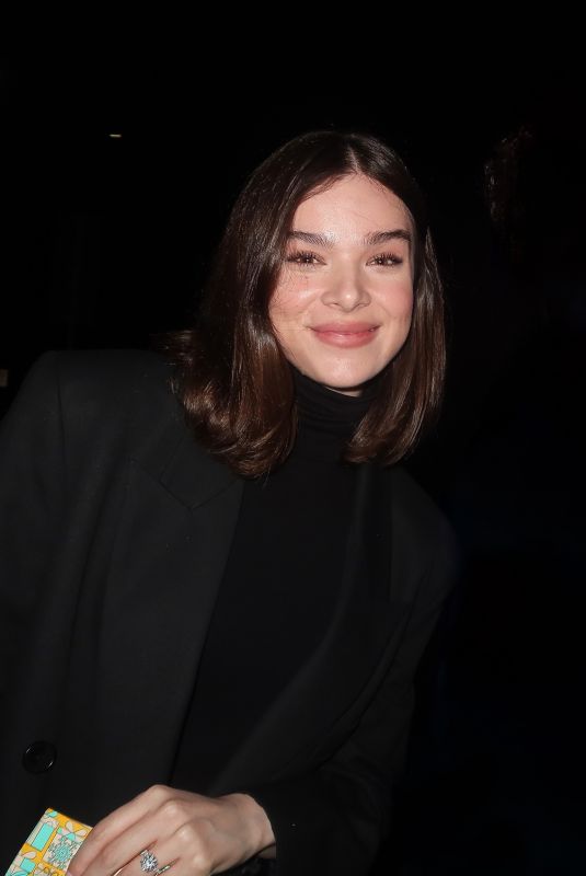 HAILEE STEINFELD Out and About in Milan 02/24/2025
