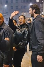 HAILEE STEINFELD Out for Dinner in Milan 02/25/2025