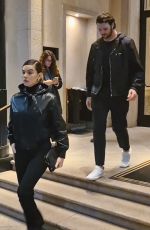 HAILEE STEINFELD Out for Dinner in Milan 02/25/2025