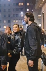 HAILEE STEINFELD Out for Dinner in Milan 02/25/2025