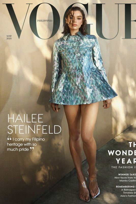 HAILEE STEINFLED in Vogue Mgazine, Phillipines March 2025