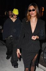 HAILEY and Justin BIEBER Heading to Cafe ZAFFRI for a Dinner Date in New York 02/07/2025