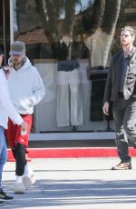 HAILEY and Justin BIEBER Leaves a Breakfast After Attending Yoga Class in Los Angeles 02/23/2025