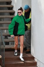HAILEY and Justin BIEBER Leaves a Yoga Class in Los Angeles 02/10/2025