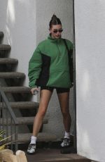 HAILEY and Justin BIEBER Leaves a Yoga Class in Los Angeles 02/10/2025