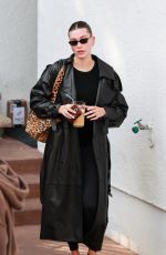 HAILEY BIEBER and LORI HARVEY at Forma Pilates Class in Los Angeles 01/05/2025