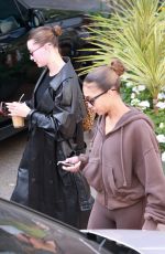 HAILEY BIEBER and LORI HARVEY at Forma Pilates Class in Los Angeles 01/05/2025