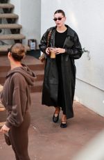 HAILEY BIEBER and LORI HARVEY at Forma Pilates Class in Los Angeles 01/05/2025