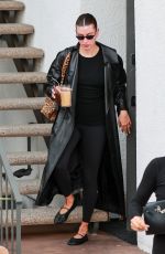 HAILEY BIEBER and LORI HARVEY at Forma Pilates Class in Los Angeles 01/05/2025