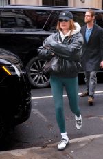 HAILEY BIEBER Heading to a Gym in New York City 02/03/2025