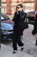 HAILEY BIEBER Out and About at Fashion Week in New York 02/07/2025