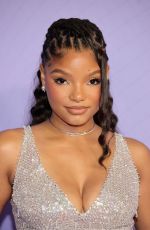 HALLE BAILEY at 56th NAACP Image Awards in Pasadena 02/22/2025