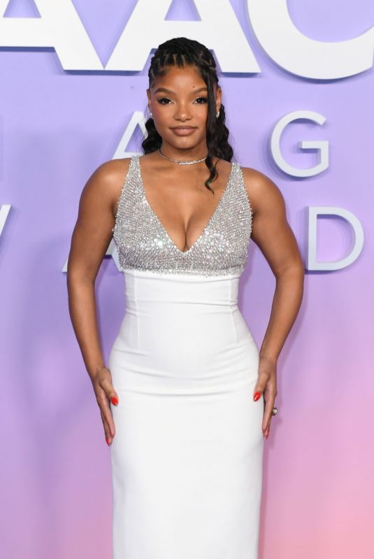HALLE BAILEY at 56th NAACP Image Awards in Pasadena 02/22/2025